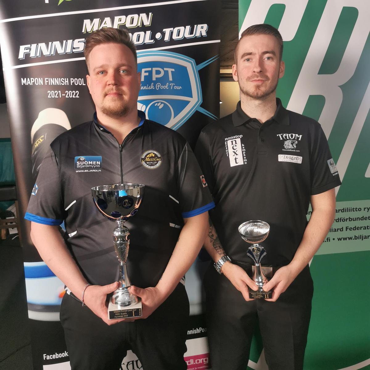 Petri Makkonen jälleen taitavin Mapon Finnish Pool Tourilla Suomen